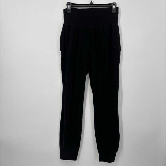 Athleta Salutation Jogger Pant Black Womens Size Small Soft Stretch Athletic - Picture 1 of 8